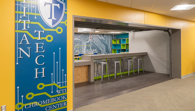 Webster Thomas Library Tech Area